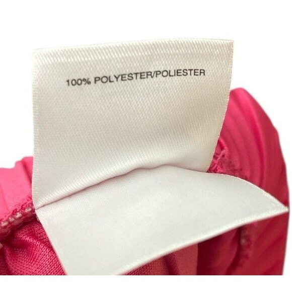 Nine West Women’s Pink Pleated Wide Leg Pants Size L NWT Polyester Elastic Waist - Picture 10 of 10